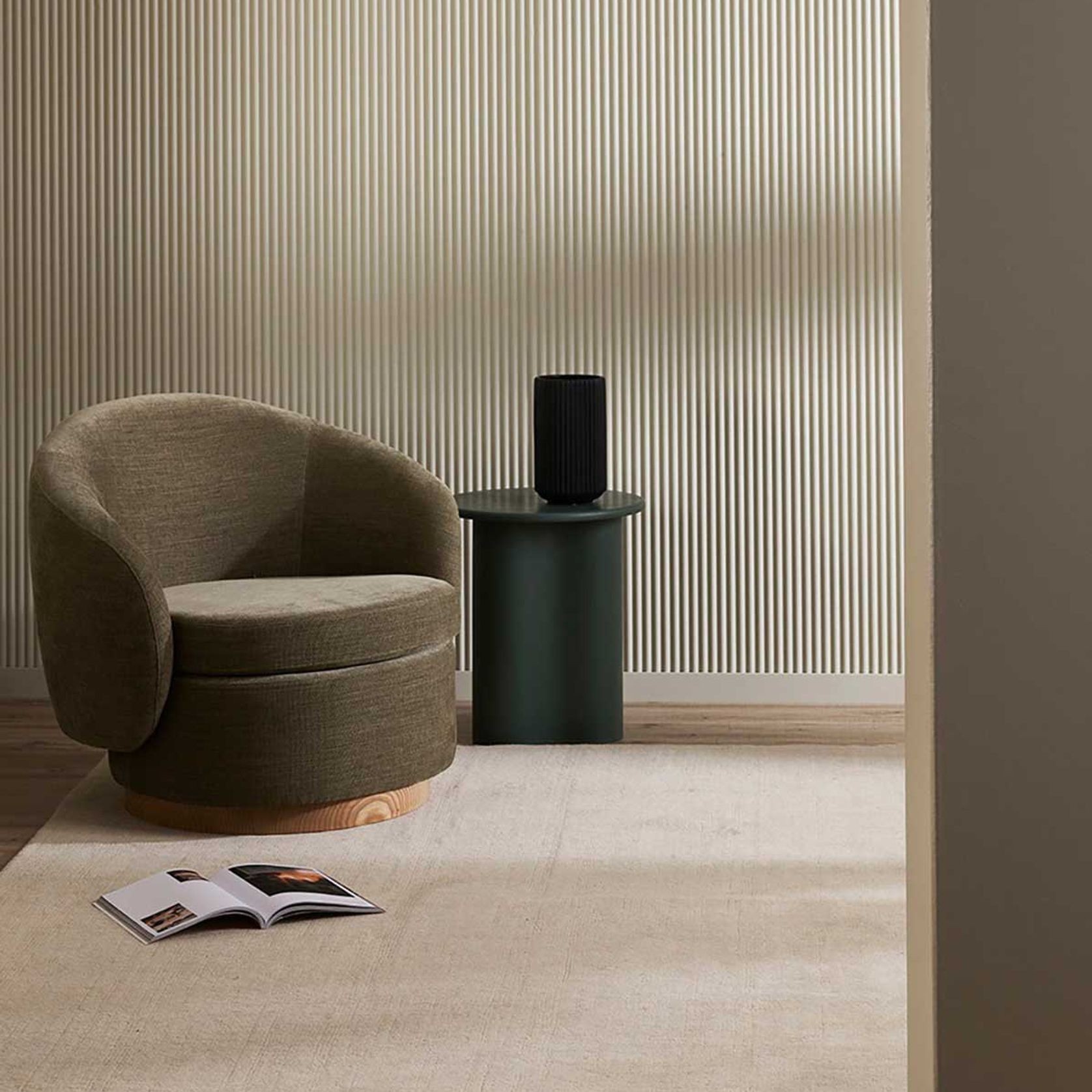 Baya Sandringham 100% NZ Wool Rug - Fog gallery detail image