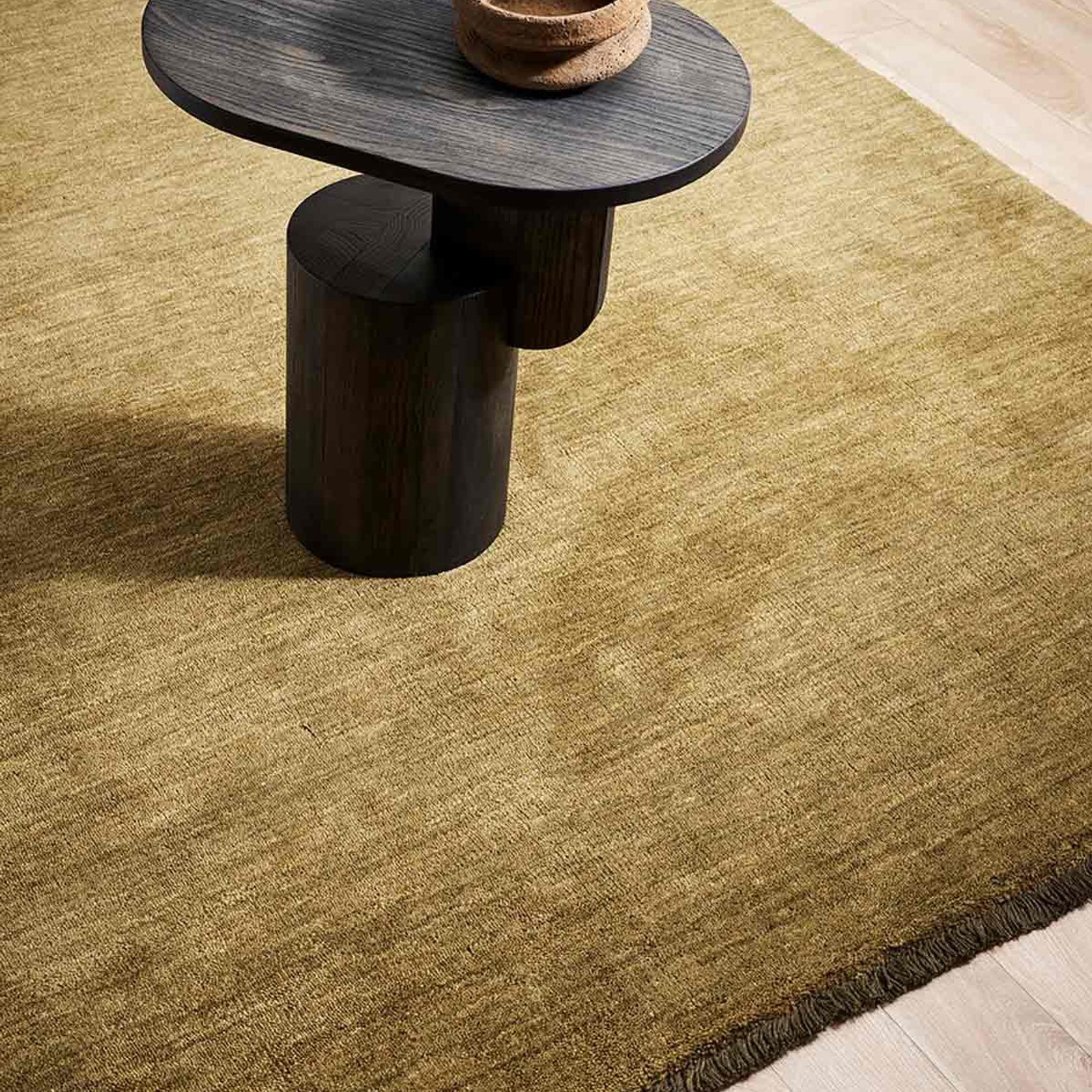 Baya Sandringham 100% NZ Wool Rug - Moss gallery detail image