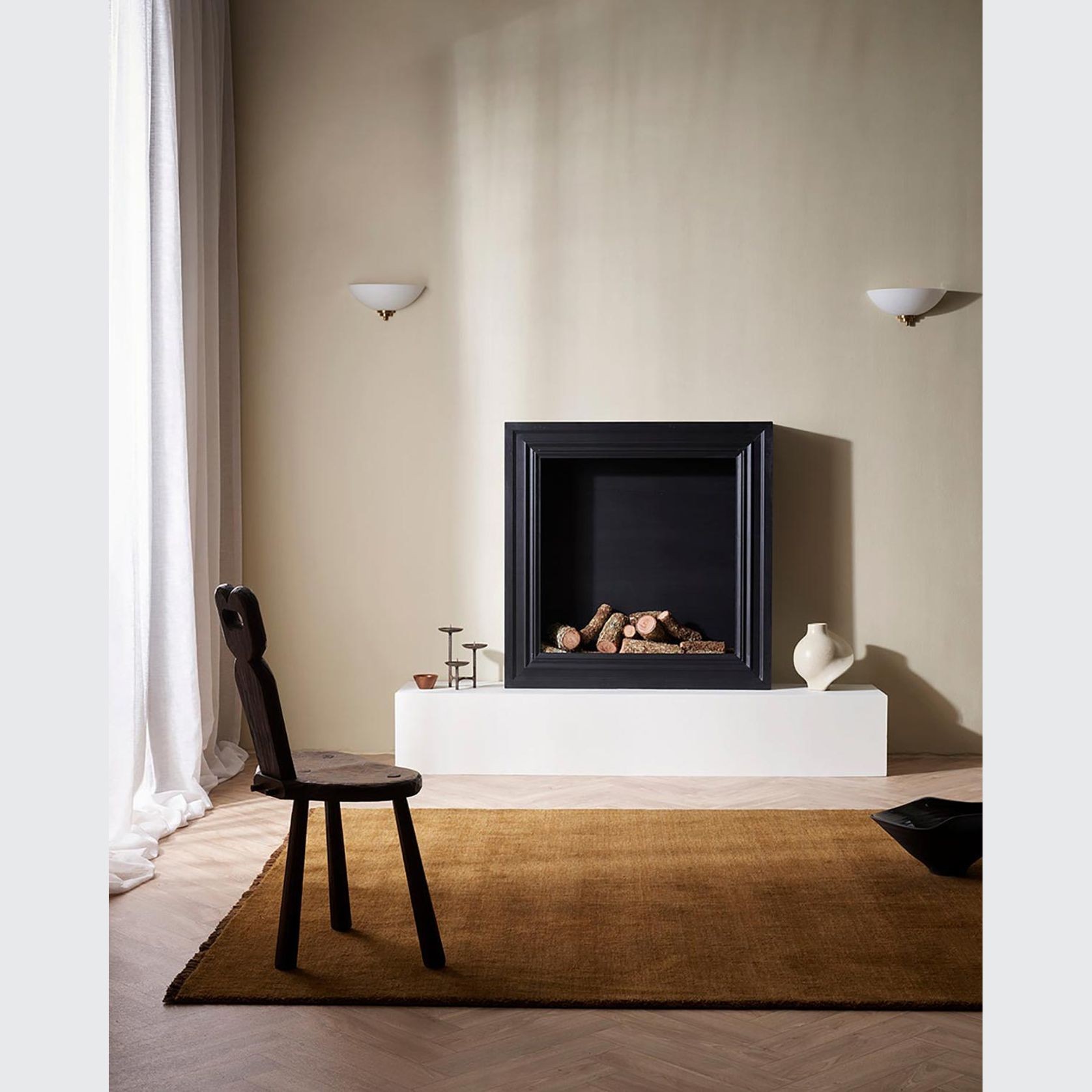 Baya Sandringham 100% Wool Rug - Pecan gallery detail image
