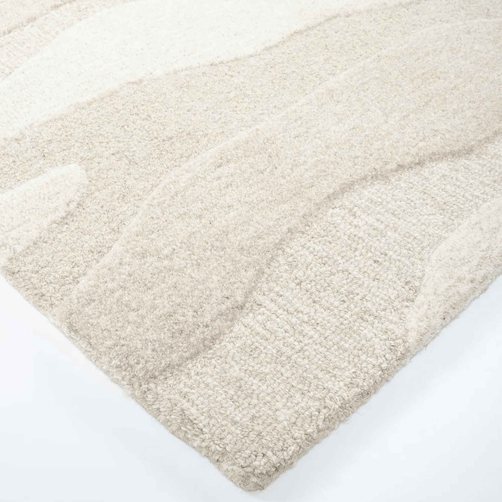 Baya Shoreline 100% Wool Rug - Sand gallery detail image
