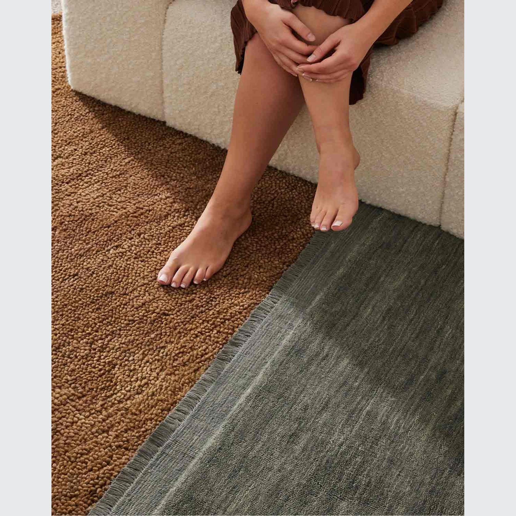 Weave Home Silvio Floor Rug - Fog | NZ Wool | Two Sizes gallery detail image