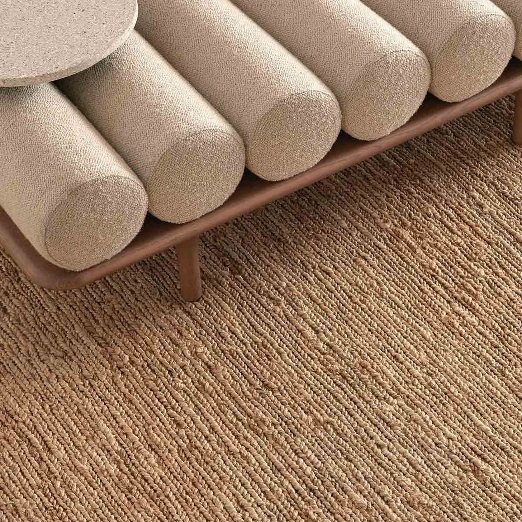 Weave Home Suffolk Rug - Natural | 100% Jute Floor Rug | 2m x 3m gallery detail image
