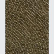Baya Tairua Handbraided Circular Rug - Moss Green gallery detail image