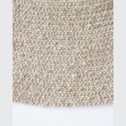 Baya Tairua Handbraided Circular Rug - Natural/Straw gallery detail image
