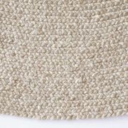 Baya Tairua Handbraided Circular Rug - Natural/Straw gallery detail image