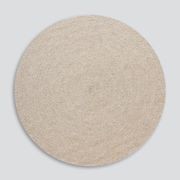 Baya Tairua Handbraided Circular Rug - Natural/Straw gallery detail image