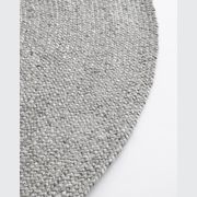 Baya Tairua Handbraided Circular Rug - Silver Birch gallery detail image