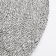 Baya Tairua Handbraided Circular Rug - Silver Birch gallery detail image