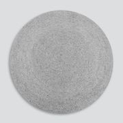 Baya Tairua Handbraided Circular Rug - Silver Birch gallery detail image