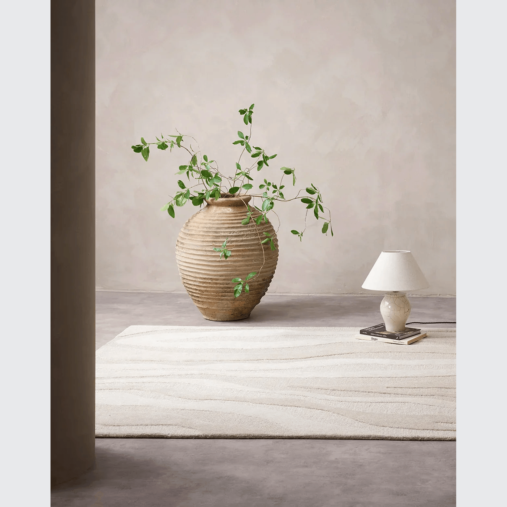 Baya Shoreline 100% Wool Rug - Sand gallery detail image