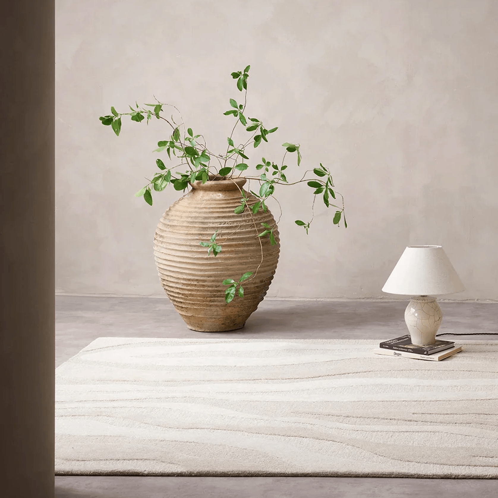 Baya Shoreline 100% Wool Rug - Sand gallery detail image