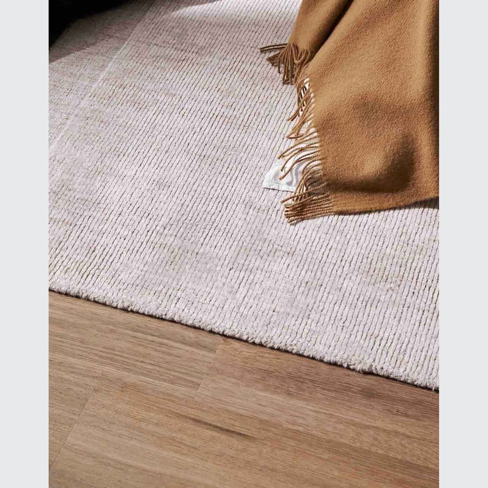 Weave Home Travertine Rug - Buff | Wool Blend Floor Rug | Two Sizes gallery detail image