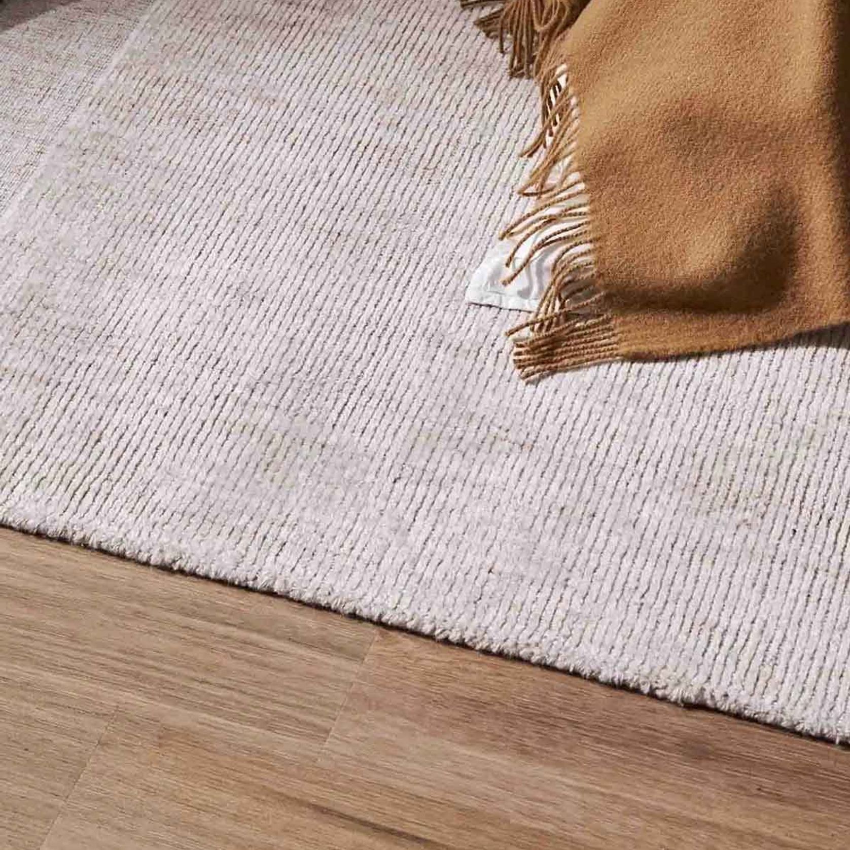 Weave Home Travertine Rug - Buff | Wool Blend Floor Rug | Two Sizes gallery detail image