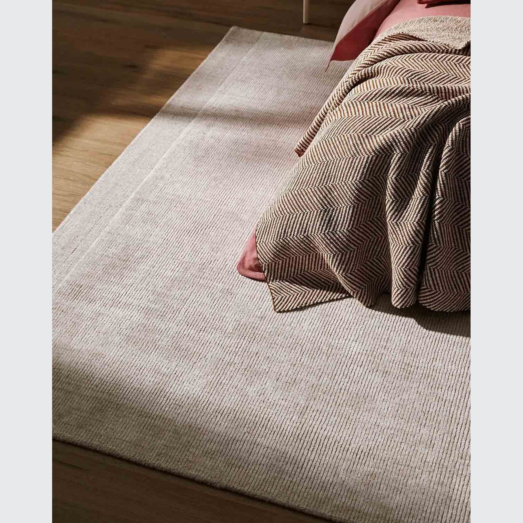 Weave Home Travertine Rug - Buff | Wool Blend Floor Rug | Two Sizes gallery detail image