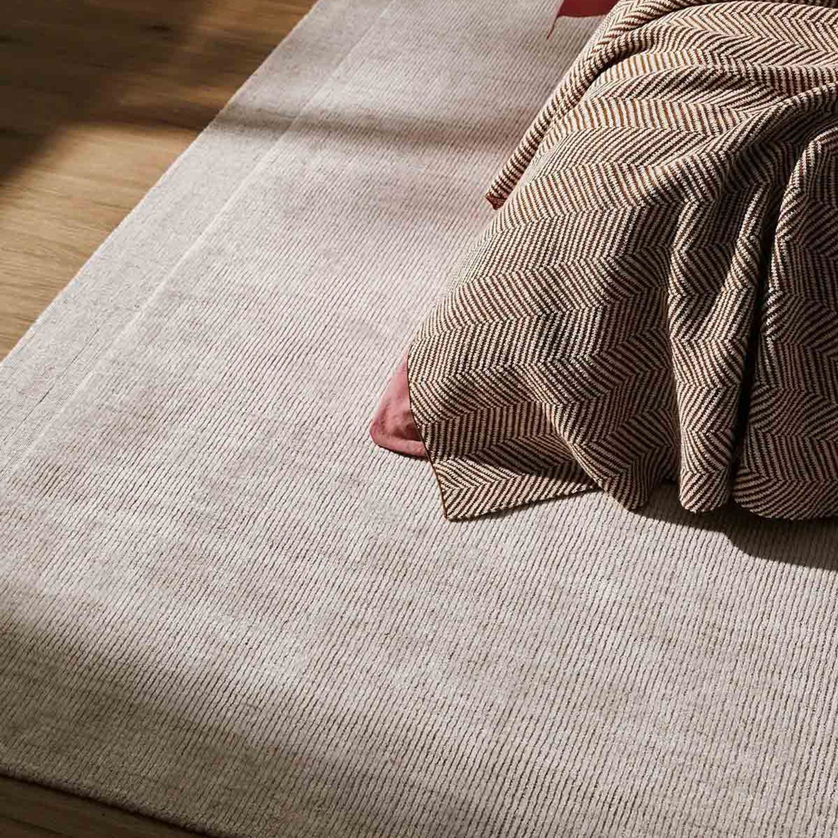 Weave Home Travertine Rug - Buff | Wool Blend Floor Rug | Two Sizes gallery detail image