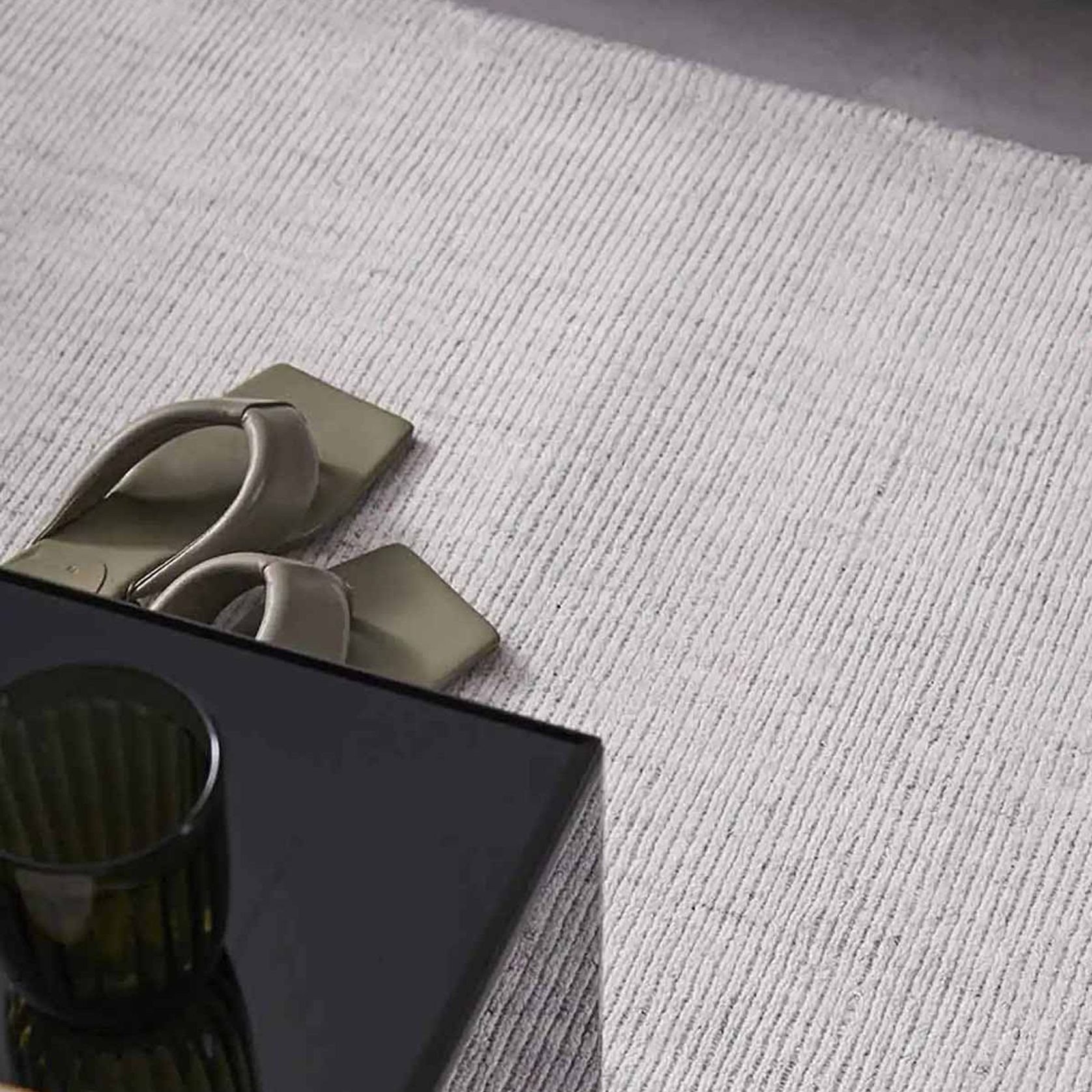 Weave Home Travertine Rug - Marble | Wool Blend Floor Rug | Two Sizes gallery detail image