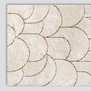 Turret Pattern Area Rug | Beige gallery detail image