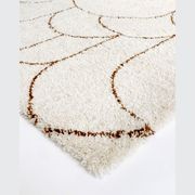 Turret Pattern Area Rug | Beige gallery detail image