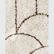 Turret Pattern Area Rug | Beige gallery detail image
