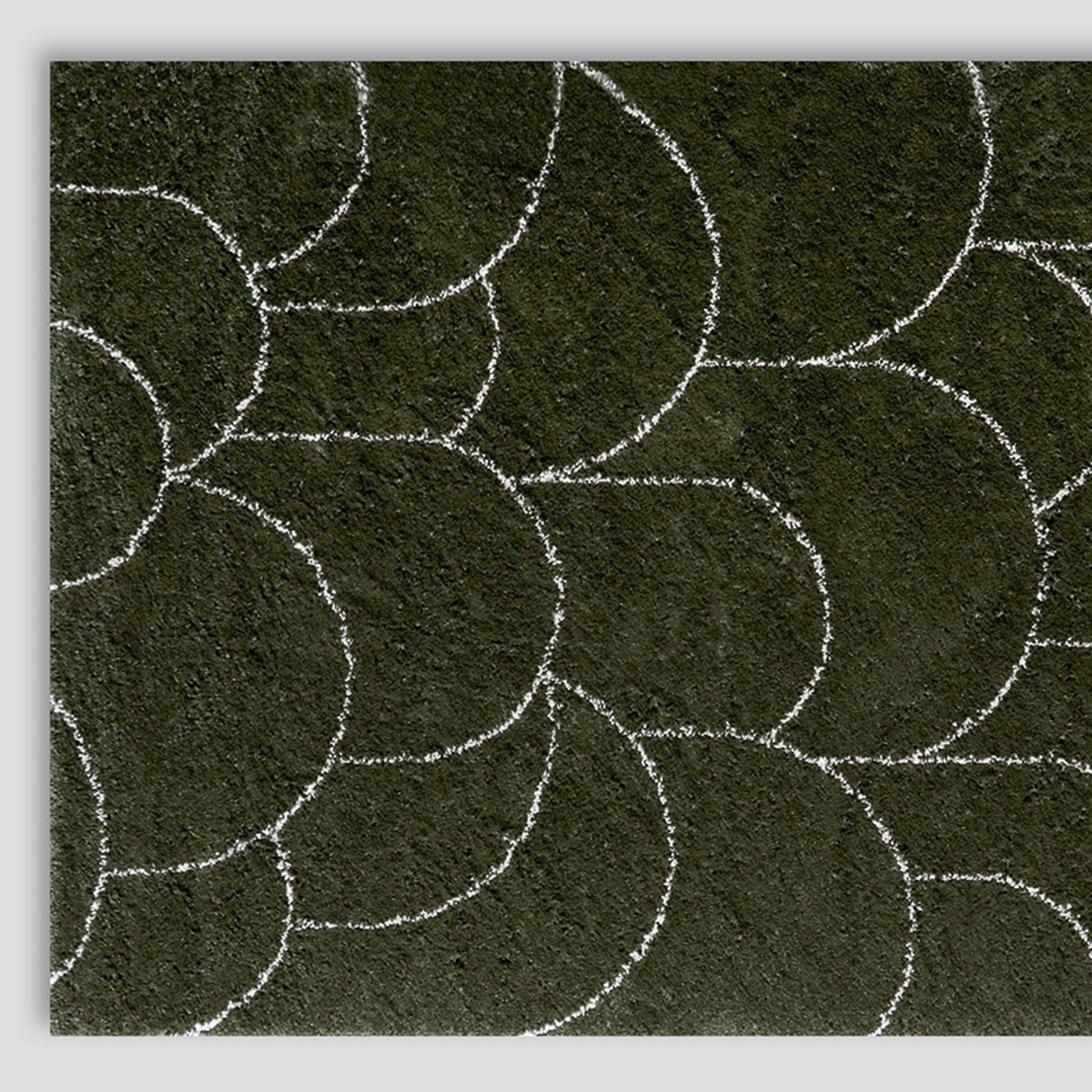 Turret Pattern Area Rug | Green gallery detail image