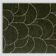 Turret Pattern Area Rug | Green gallery detail image