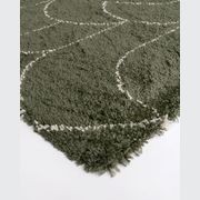 Turret Pattern Area Rug | Green gallery detail image