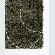 Turret Pattern Area Rug | Green gallery detail image