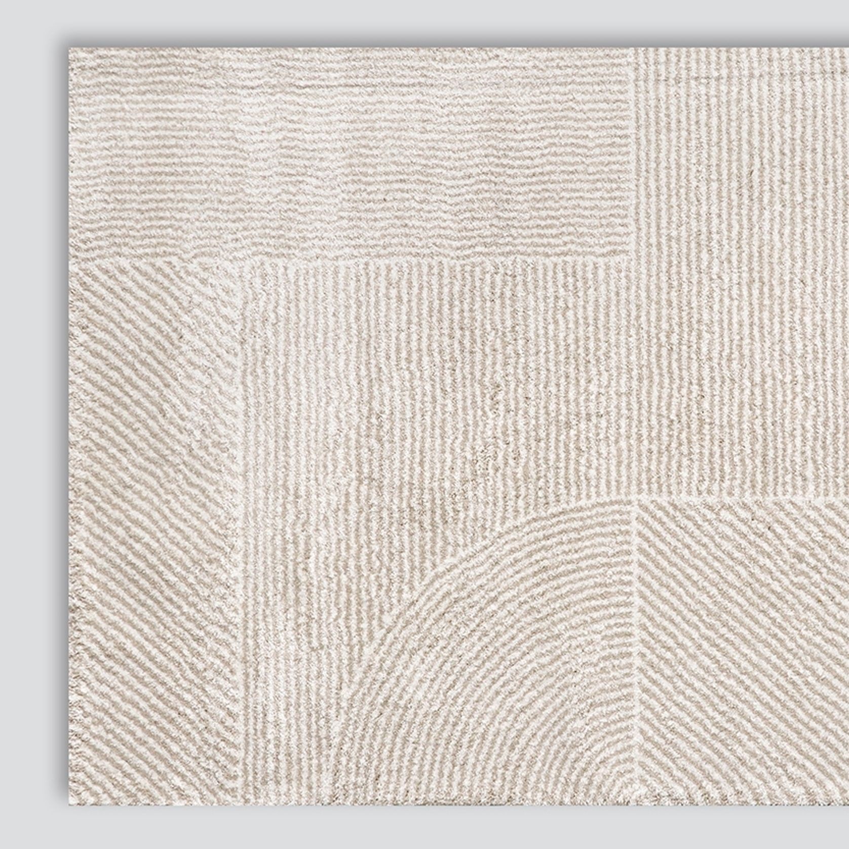 Tyric Pattern Area Rug | Beige gallery detail image