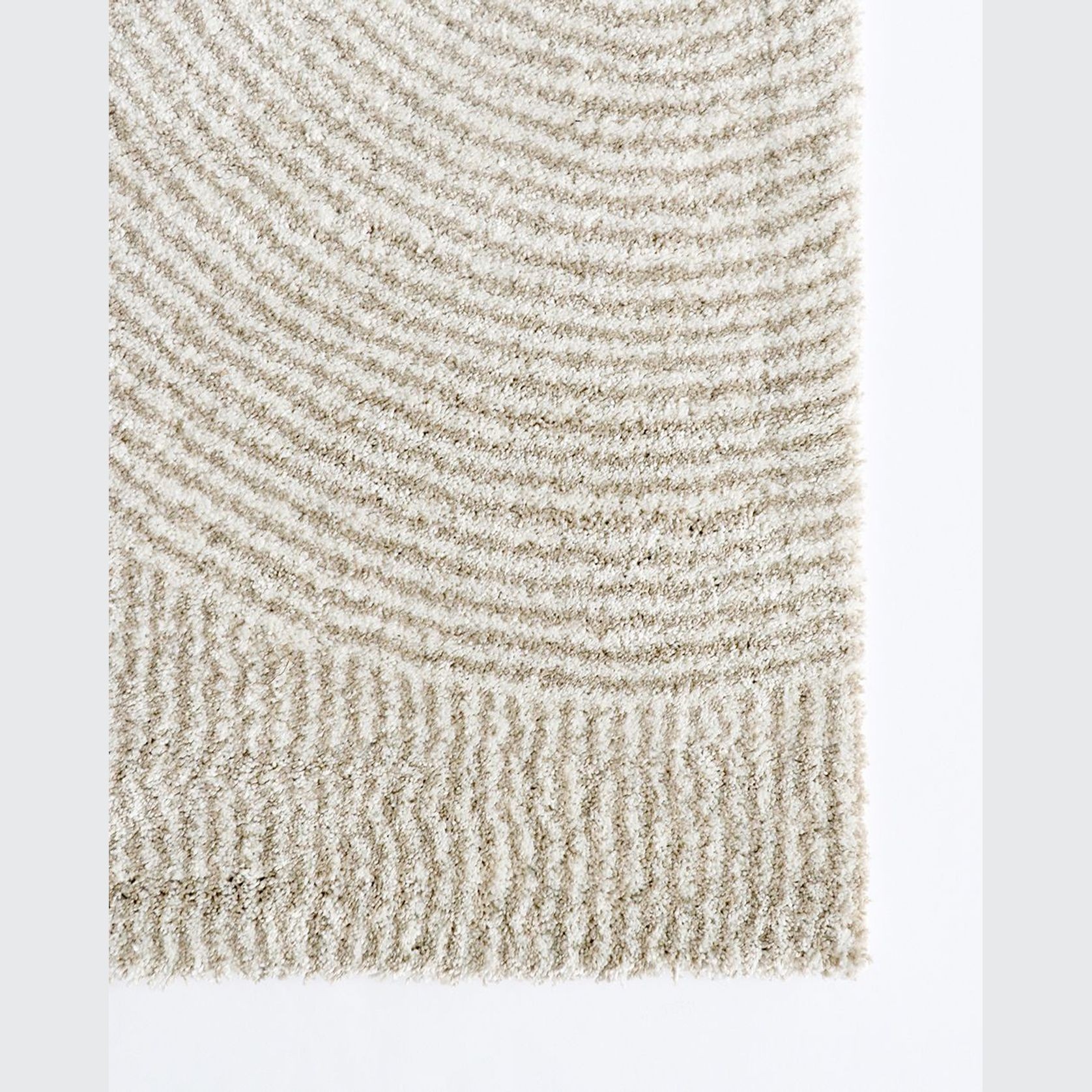 Tyric Pattern Area Rug | Beige gallery detail image