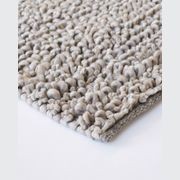 Baya Wanaka Handwoven Loop and Cut Pile Rug - Light Grey gallery detail image