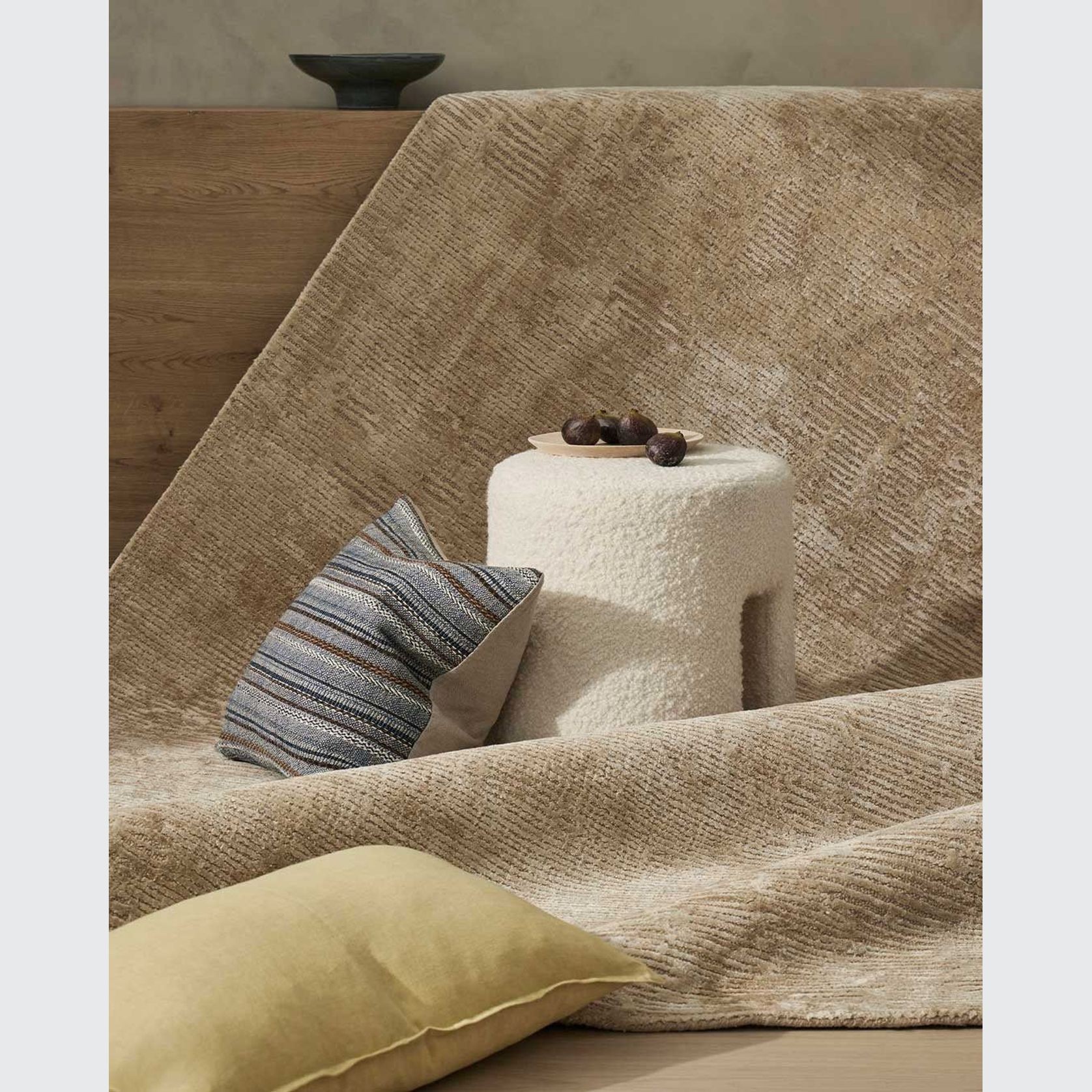 Weave Home Glebe Rug - Oat | Wool Blend Floor Rug | 2m x 3m gallery detail image