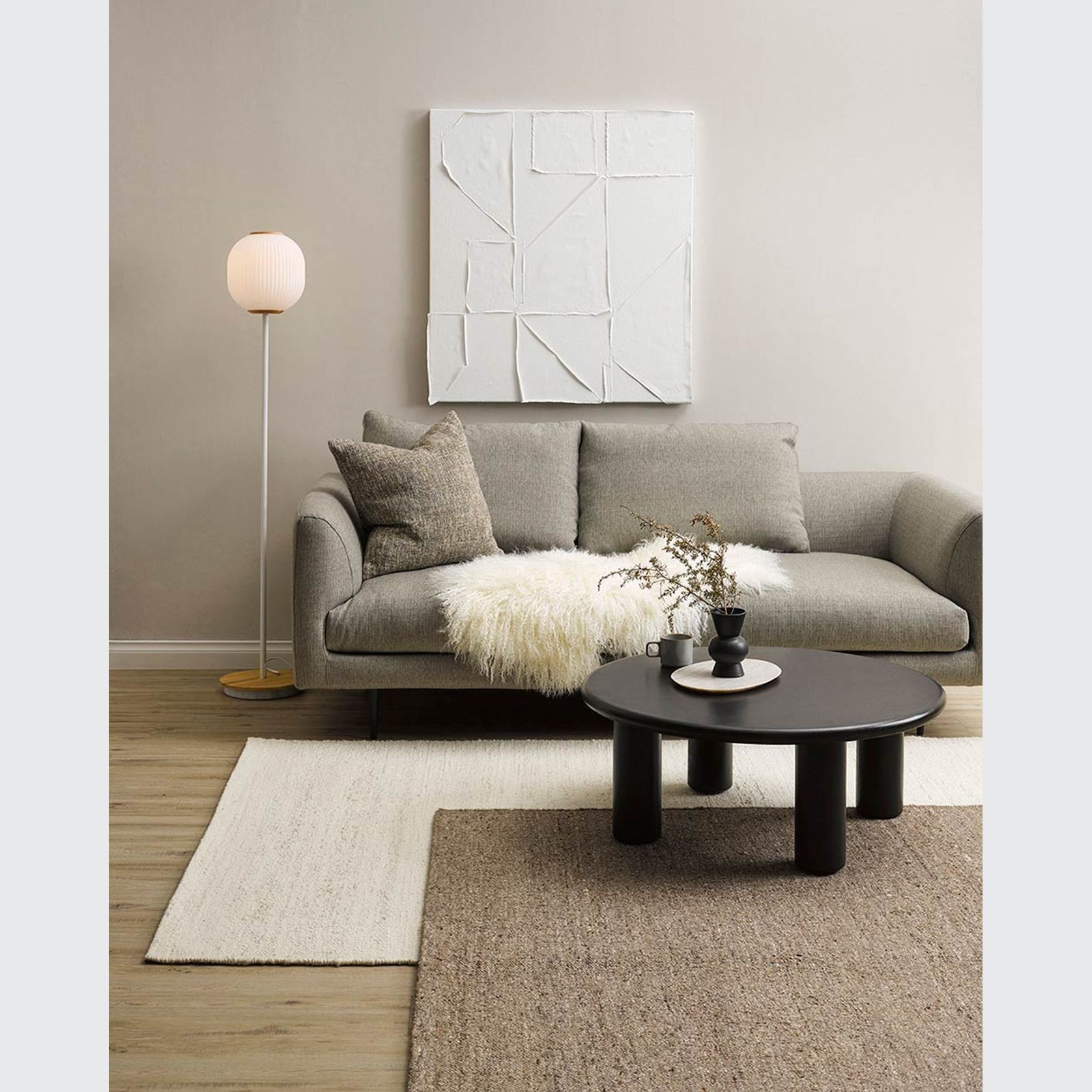 Baya Wichita 100% Wool Rug - Ecru gallery detail image