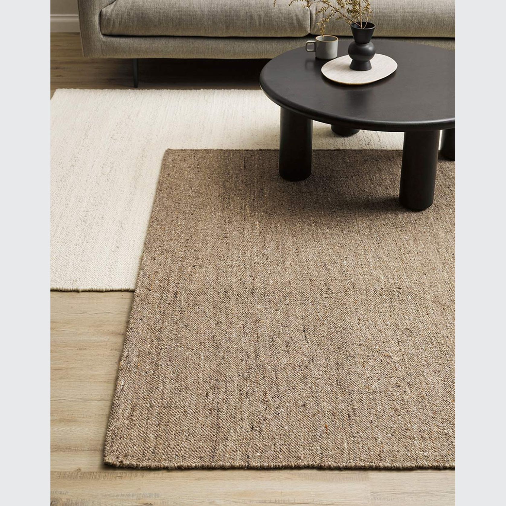 Baya Wichita 100% Wool Rug - Walnut gallery detail image