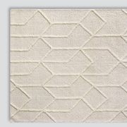 Wilder Wool Pattern Rug | Beige gallery detail image