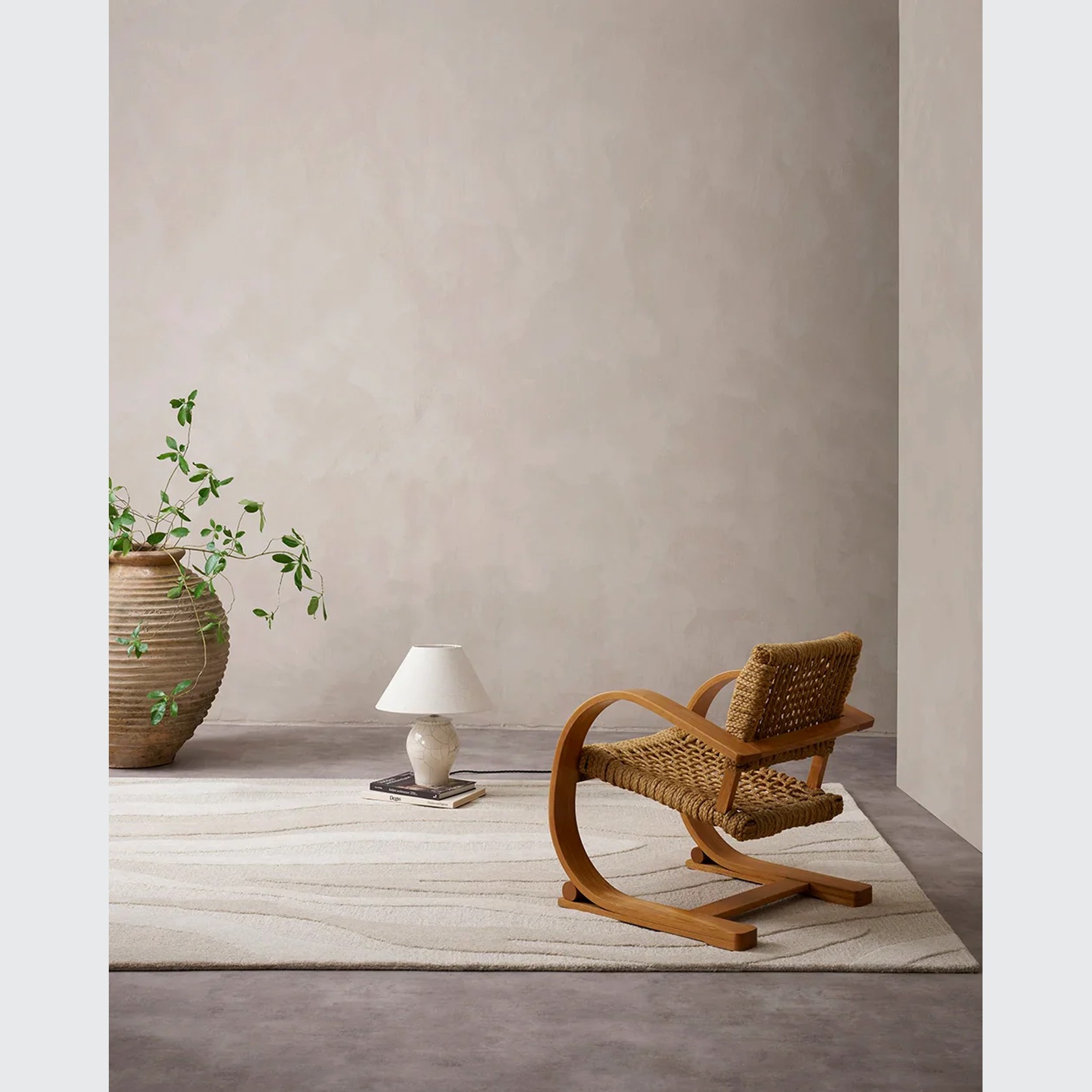 Baya Shoreline 100% Wool Rug - Sand gallery detail image