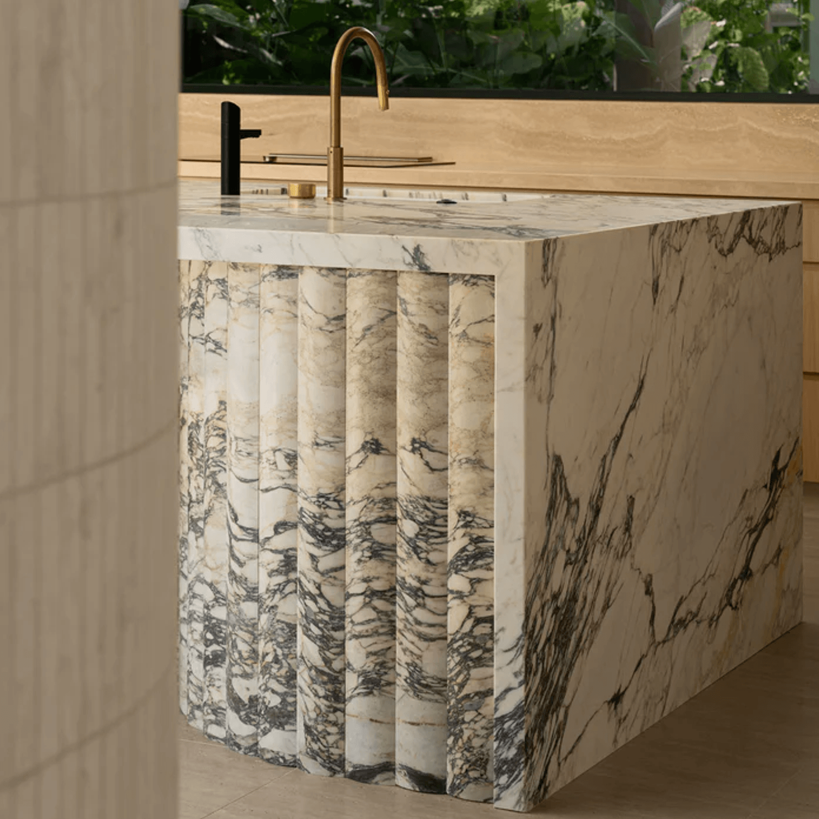 Calacatta Viola Marble - Slabs, Flutes, Furniture gallery detail image