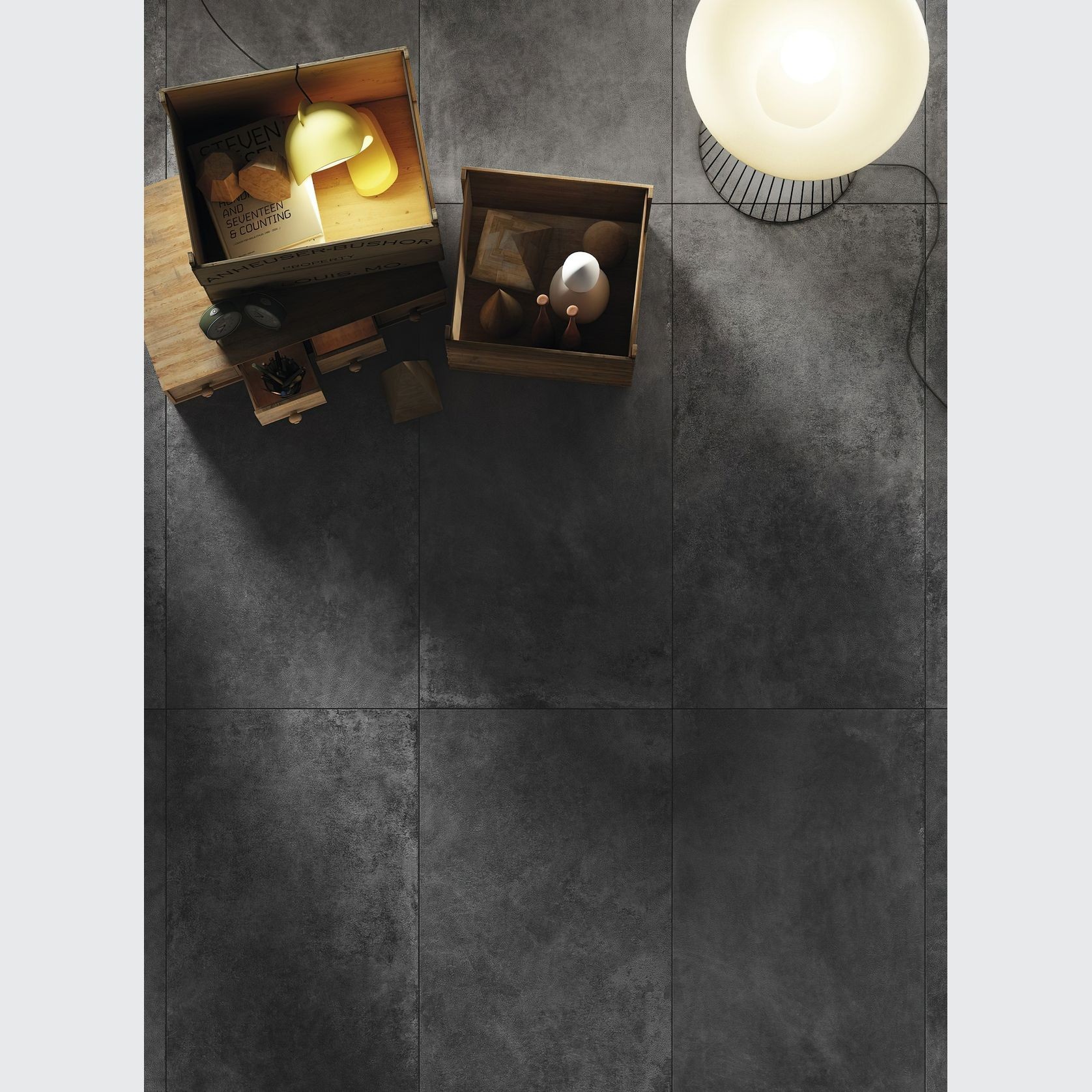 Diesel Living Hard Leather Wall & Floor Tiles I Dark gallery detail image