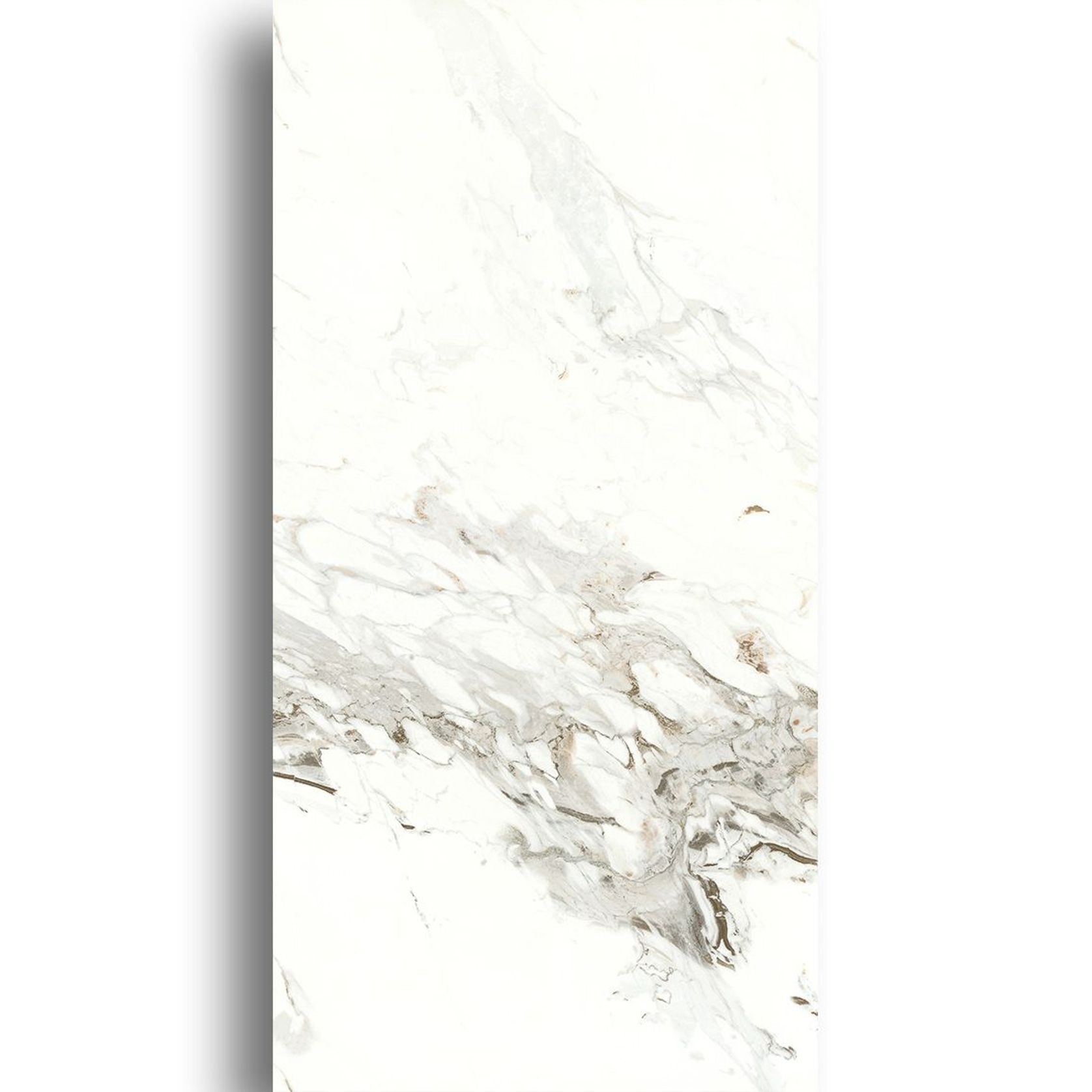 Carrara Lilac White Porcelain Tile 900x1800 gallery detail image