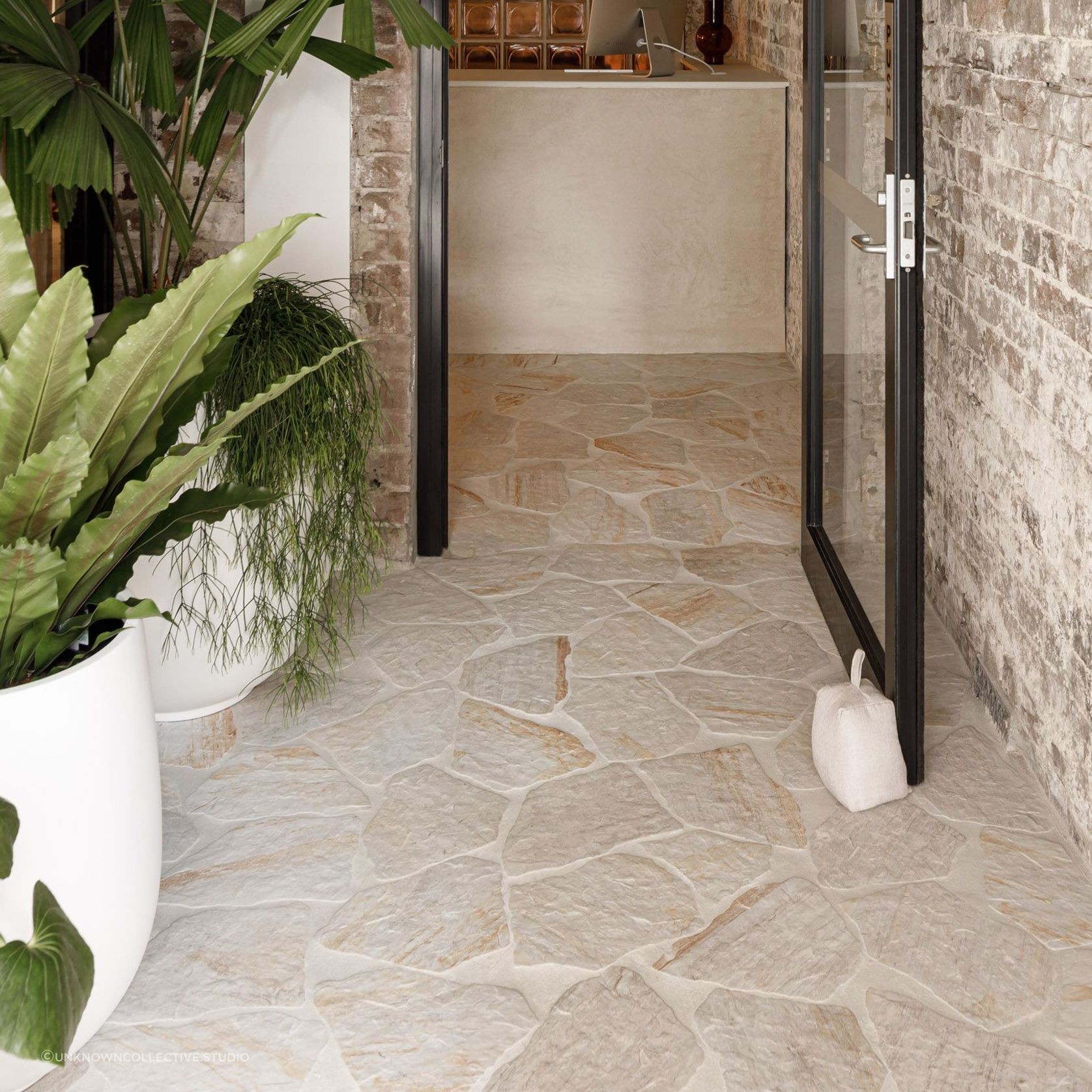 Strata Porcelain Crazy Paving - Four Colours gallery detail image