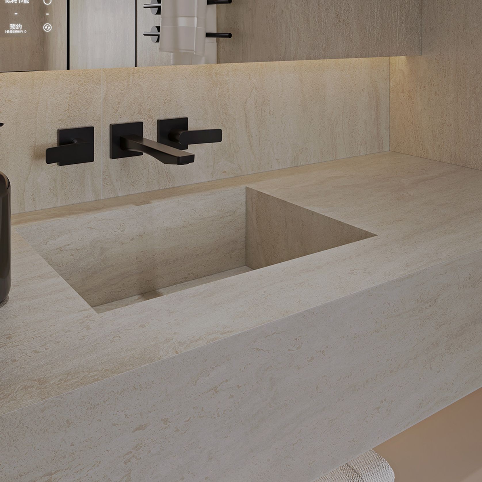 Ivory Travertine Beige Natural 800x2600 gallery detail image