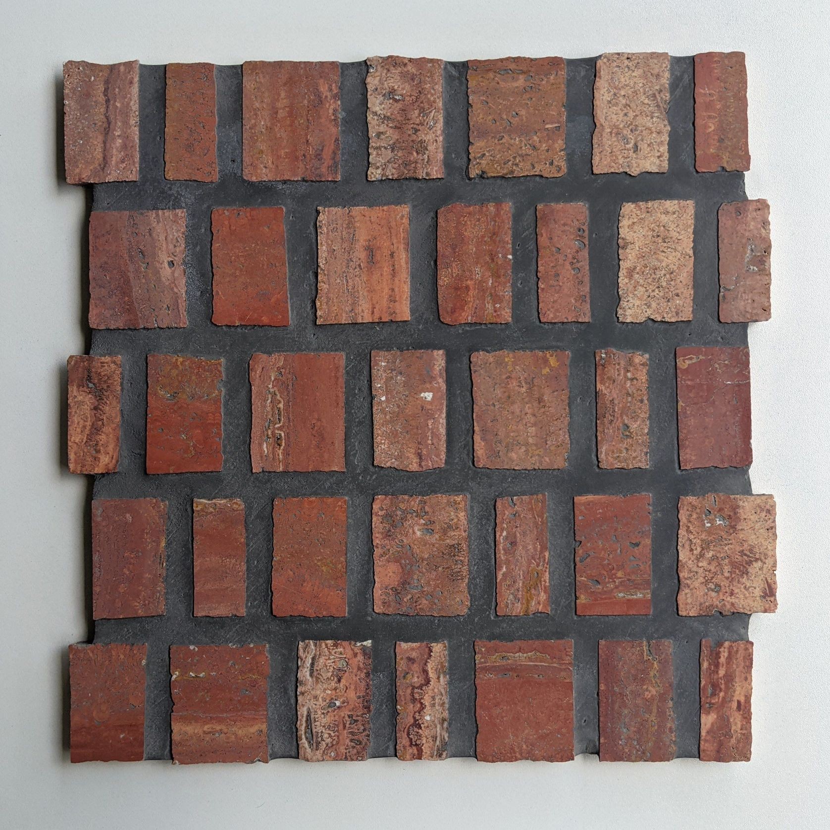 Scarpa Mosaic - Rosso Travertino Wide Joint gallery detail image