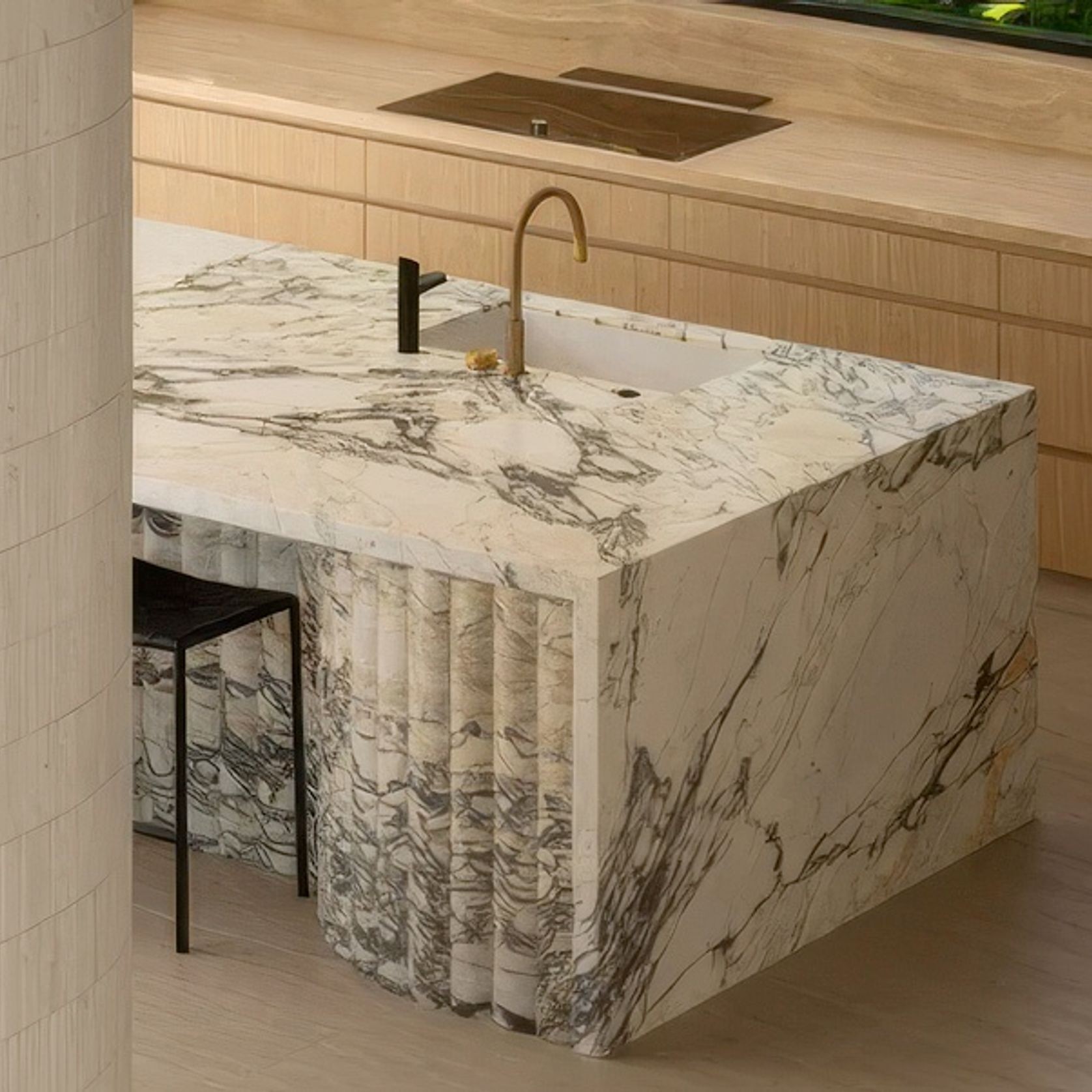 Calacatta Viola Marble - Slabs, Flutes, Furniture gallery detail image