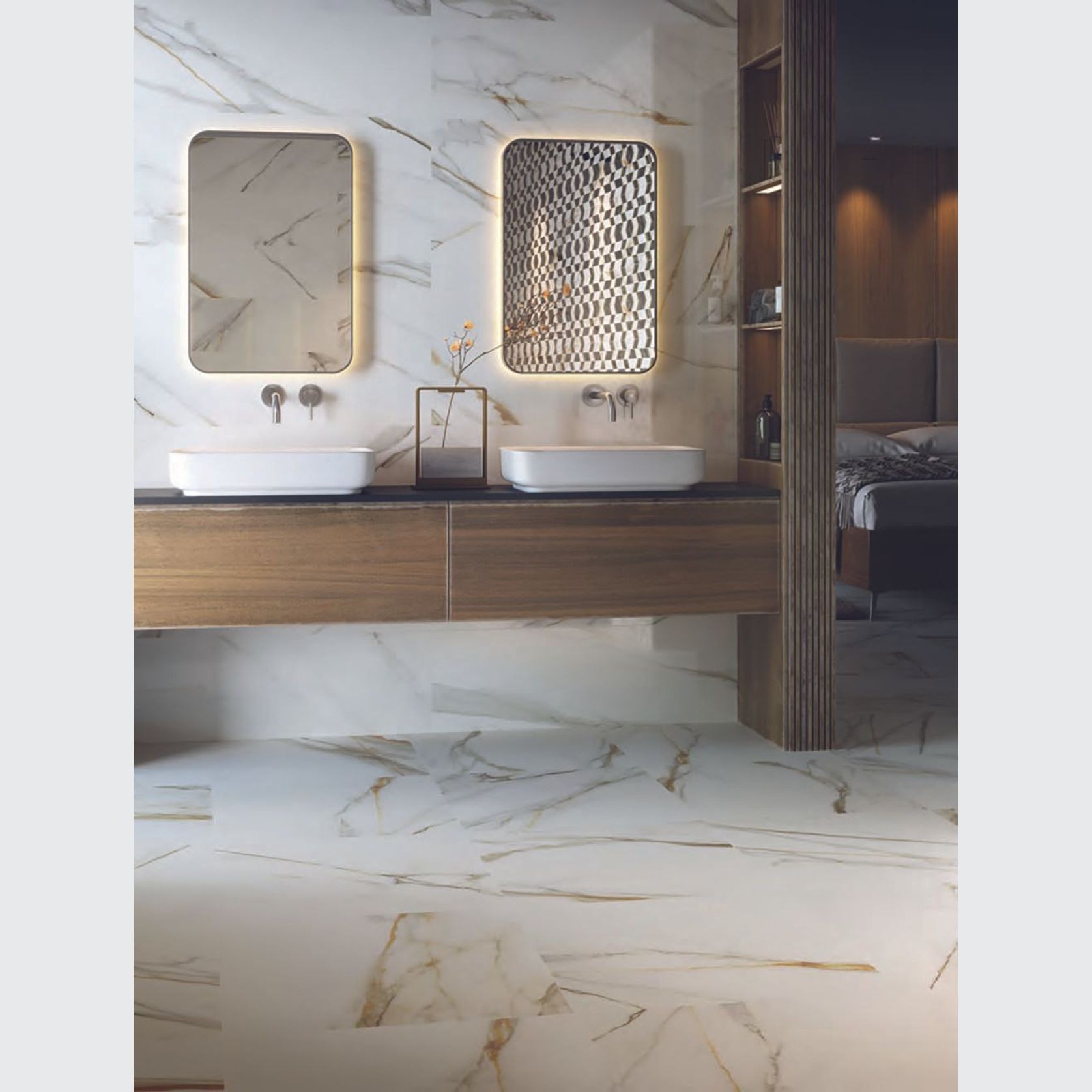 Calacatta Gold Porcelain Tile by Colorker gallery detail image