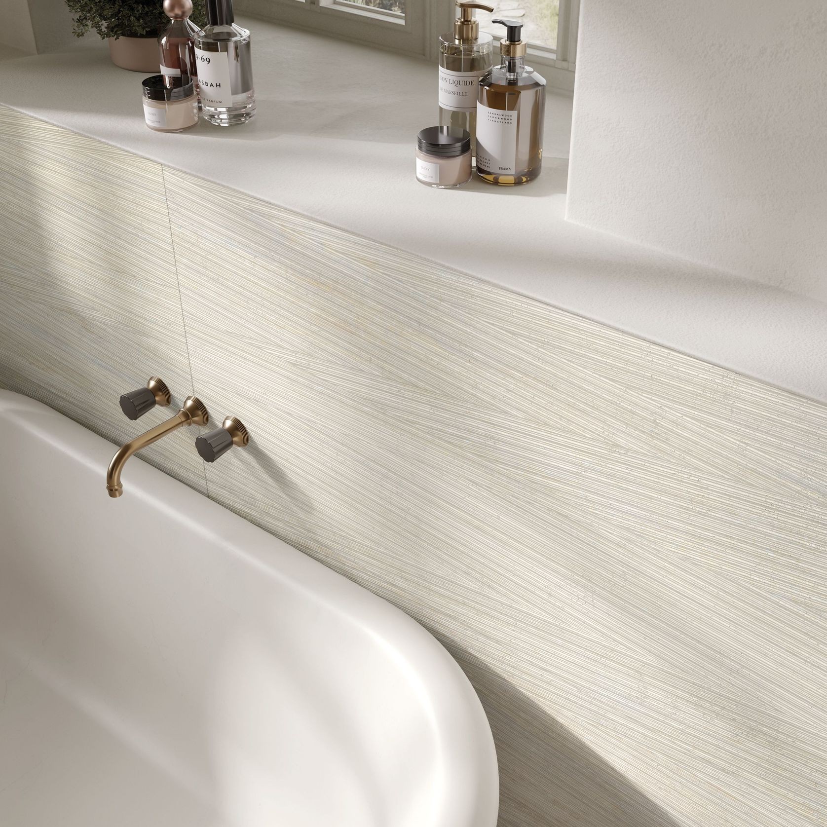 Travertino Vein Cut by MGM | European Porcelain gallery detail image