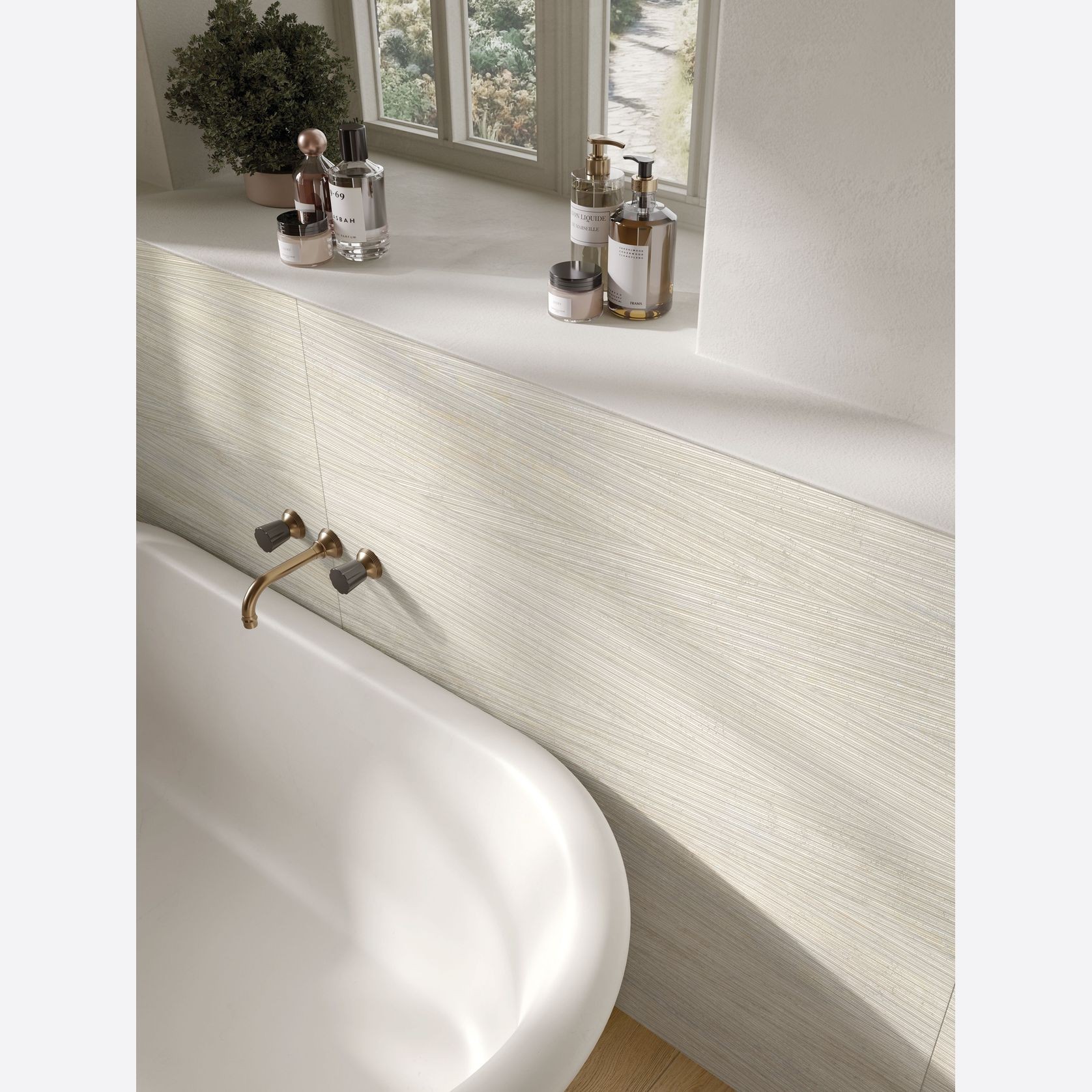 Travertino Vein Cut by MGM | European Porcelain gallery detail image