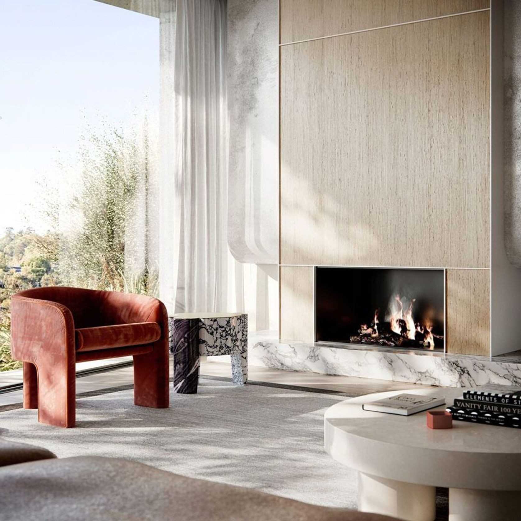 Natural Stone Slabs | Arabescato Vagli Marble gallery detail image