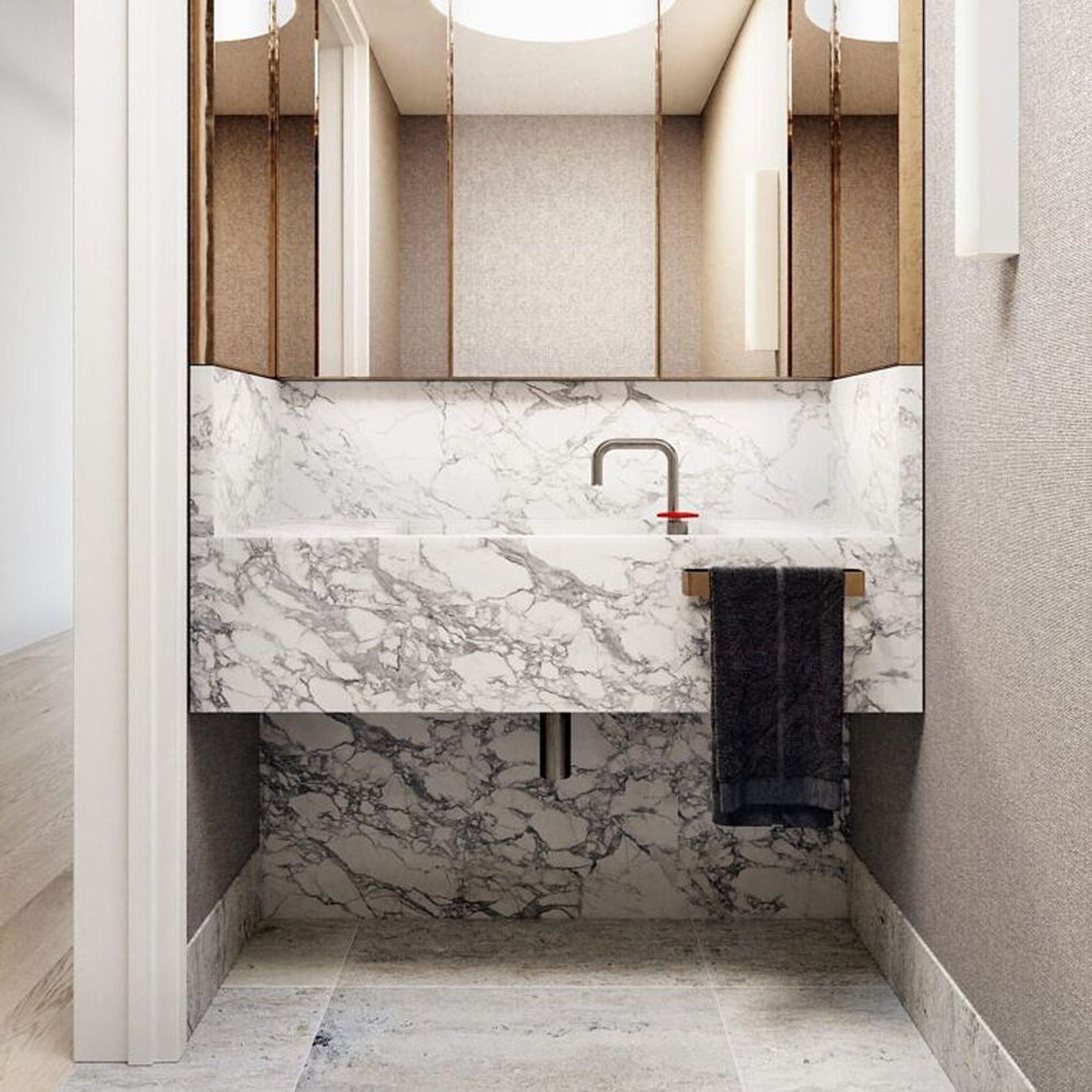 Natural Stone Slabs | Arabescato Vagli Marble gallery detail image