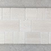 Baracoa Tumbled Mosaic - Ivory Travertine gallery detail image