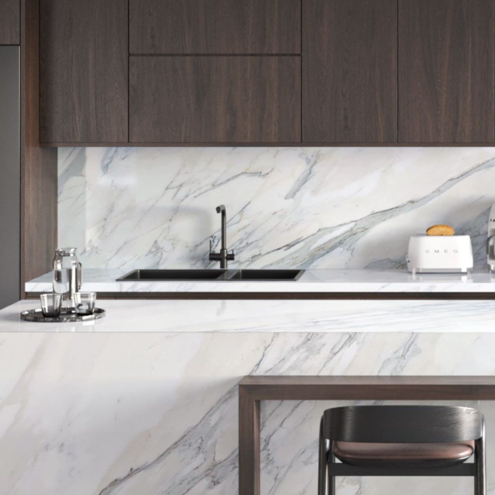 Natural Stone Slabs | Calacatta Oro Marble gallery detail image