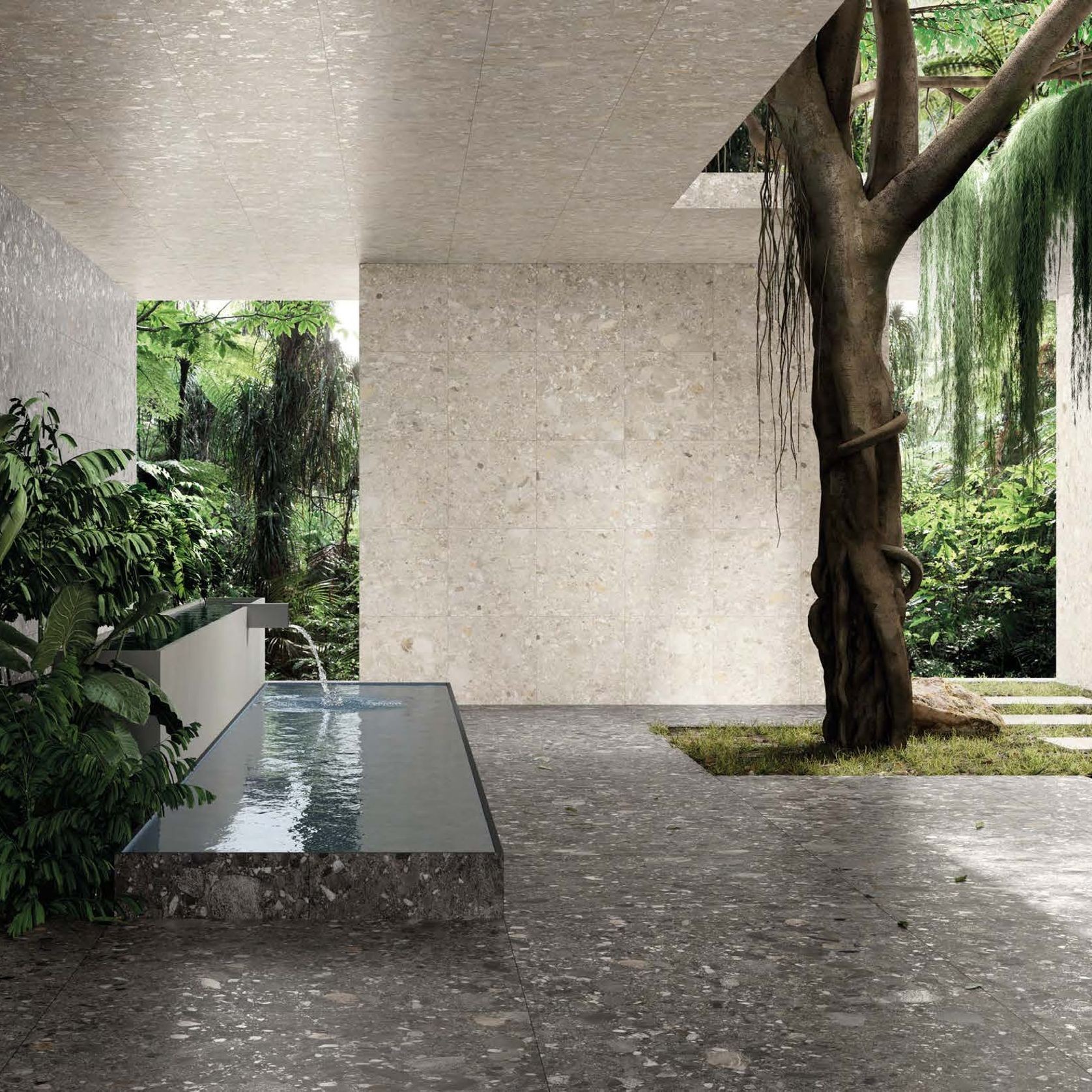 Ceppo Nero Stone Look Porcelain Tiles gallery detail image
